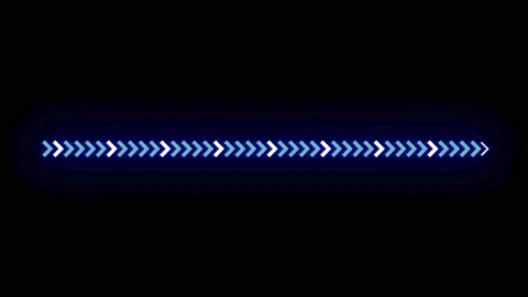 Animated HUD infographic element line with dashed fragments. Stock Footage 238913991