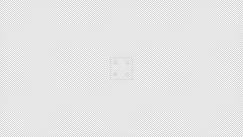 Animated HUD infographic element square with four dots. Stock Footage 232557947