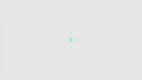 Animated HUD infographic element virtual crosshair target. Stock Footage 232831313