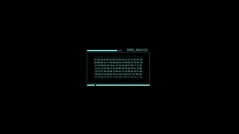 Animated HUD infographic element virtual... | Stock Video | Pond5