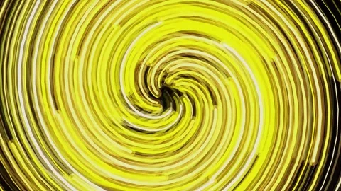 Animated Hypnotic Golden Vortex Flowing Abstract Spiral of Dynamic Energy Stock Footage 339042765