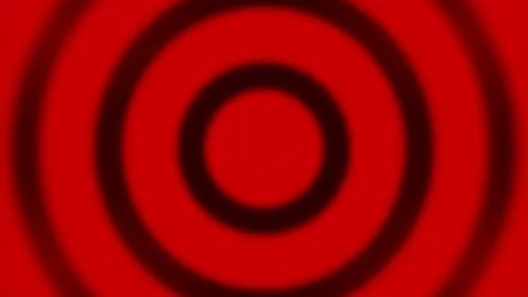 Animated hypnotic tunnel red Stock Footage 201097184