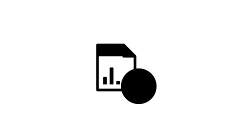 Animated icon of a document loading data graph chart Stock Footage 346539896