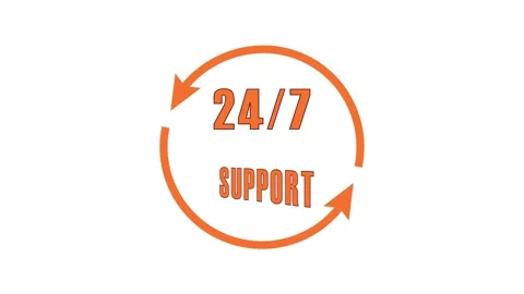 Animated icon for ongoing support Stock Footage 322670067