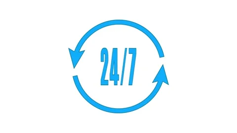 Animated icon for ongoing support Stock Footage 325086500
