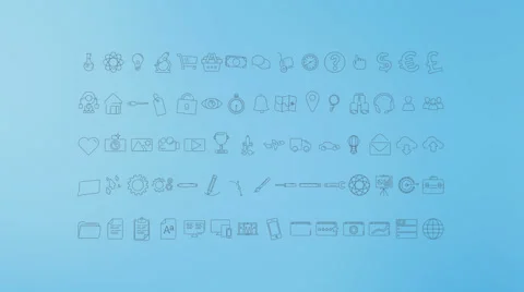 Animated Icons Stock After Effects