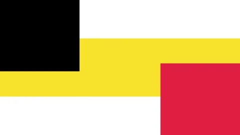 Animated illustration of Belgian flag for background in flat design Stock Footage 266393497