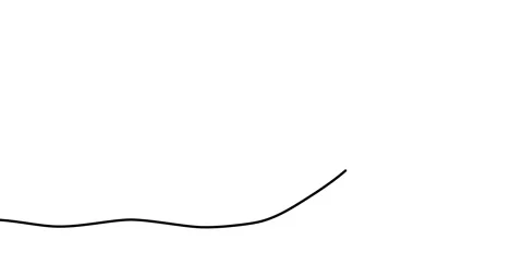 Animated illustration. Continuous one line silhouette of heart. Hand-drawn mi 動画素材 164921108
