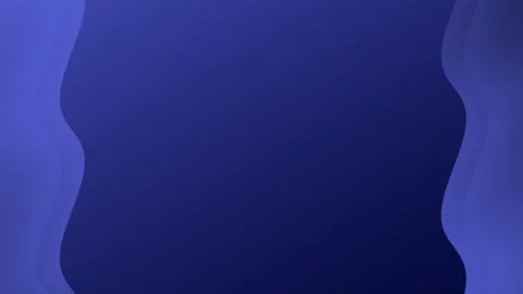 Animated illustration of a dark blue abstract background with wavy edges Stock Footage 323574953