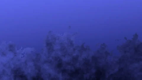Animated illustration of a dark blue abstract background with dark blue flames Stock Footage 323574956