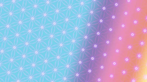 Animated illustration with geometric shapes Stock Footage 152914436