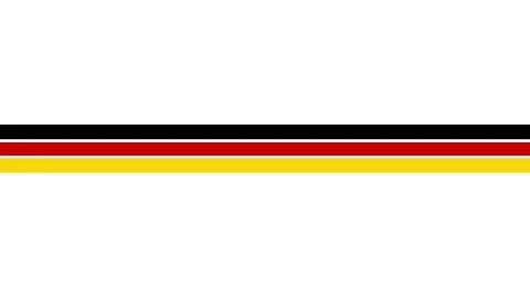 Animated illustration of German flag for background in flat design Stock Footage 266393512