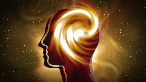 Animated illustration of human brain intelligence Видео 217414656