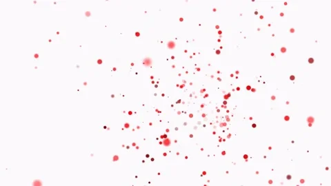 Animated image of the appearance of a red heart Stock Footage 202196509