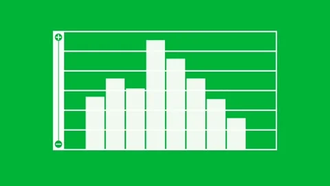 Animated infographic of business fluctuation data Stock Footage 296246704