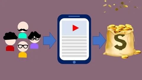 Animated Infographic Footage visualizing monetize content HD Stock Footage 291017119