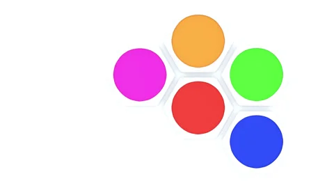 Animated infographics 3d visualization of graphs Stock Footage 147454455
