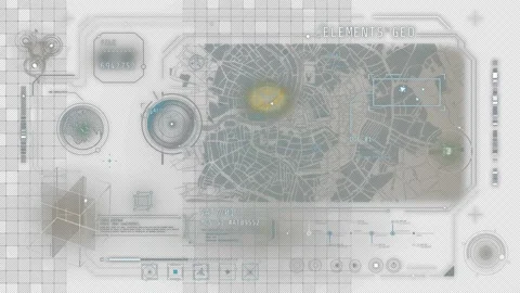 Animated infographics about geolocation and travel, with alpha channel. 库存影片 153634823