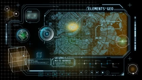 Animated infographics about geolocation and travel 库存影片 249817217