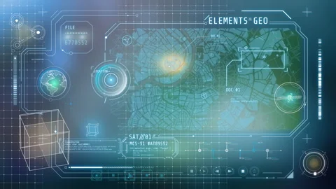 Animated infographics about geolocation and travel 库存影片 250590782