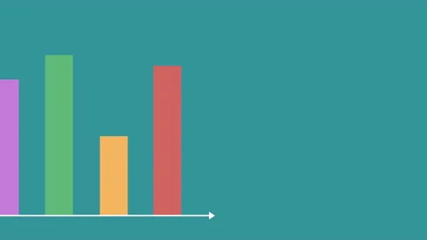 Animated infographics, flat design Stock Footage 201464446