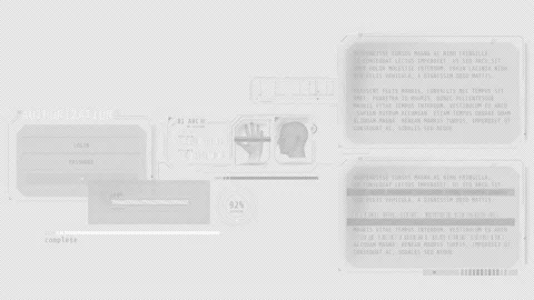 Animated infographics on the theme of data protection and authorization. Stock Footage 236507680