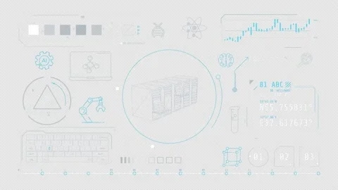 Animated infographics on the theme of sc... | Stock Video | Pond5