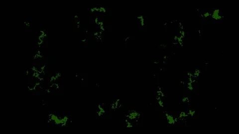Animated Ink Bleed on paper Transition on Green Screen paper Vídeos de archivo 333642553