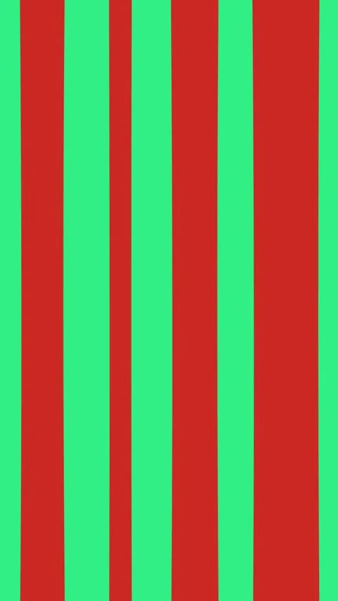 Animated intro with dynamic red stripes on a bright green background. Stock Footage 320908112
