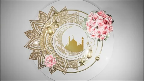 Animated Islamic Background With Rotatin... | Stock Video | Pond5
