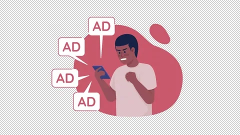 Animated isolated tech use set Stock Footage 225867331