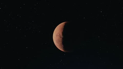 Animated journey through Mars’ rugged canyons and valleys Video stock 301523491