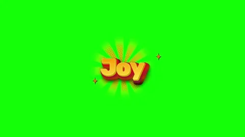 Animated joy text elements featuring golden three dimensional typography 스톡 동영상 345129106