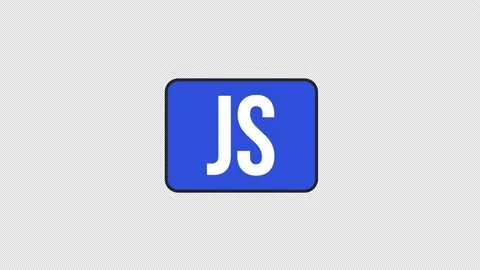 Animated JS language button Stock Footage 238004051