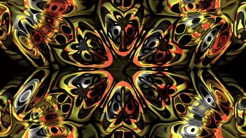 Animated Kaleidoscope Background 01 Video stock 245340198