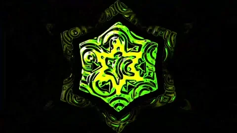Animated Kaleidoscope Background 02 Video stock 245340208