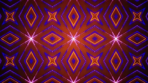 Animated Kaleidoscope Background 02. Video stock 295944797