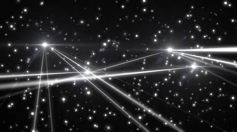 Animated Laser beam on particles background Video stock 48265244