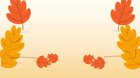 Animated Leaves in the Wind Stock Footage 296615229