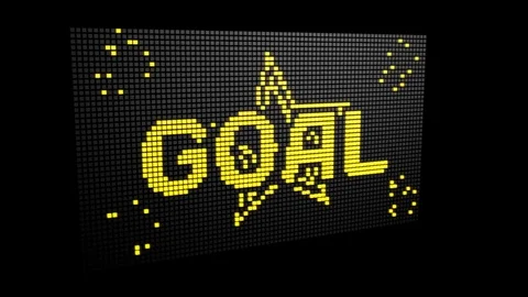 Animated LED Display Stock Footage 75012325