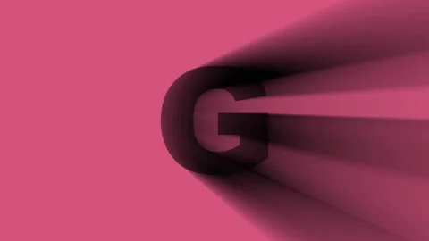  Animated letter ''G'' Video stock 149845654