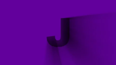 Animated letter ''J'' 스톡 동영상 149861680