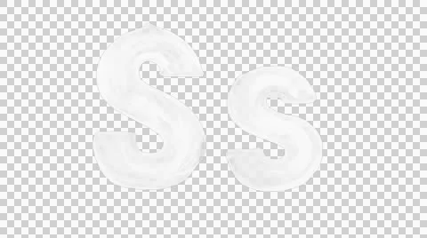 Animated Letter S with Transparent Background Vidéo 47748760