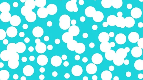 Animated Light Blue and White Polka Dot Background Stock Footage 337537475