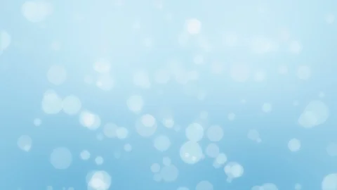 Animated light blue particle bokeh background Stock Footage 128659617