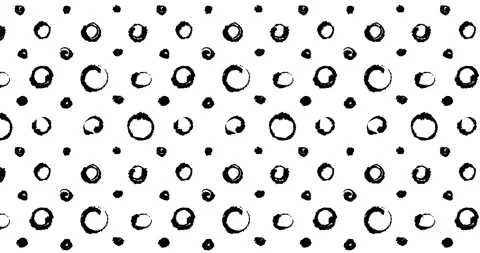 Animated Light Inky Circles and Dots Pattern on Blotting Paper Video stock 241656720