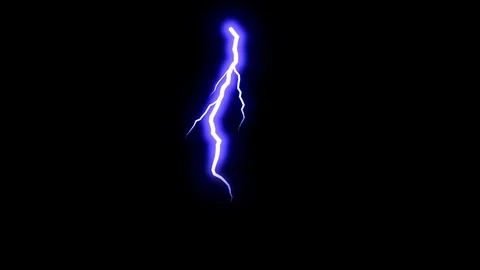 animated lightning thunderbolt, cartoon ... | Stock Video | Pond5