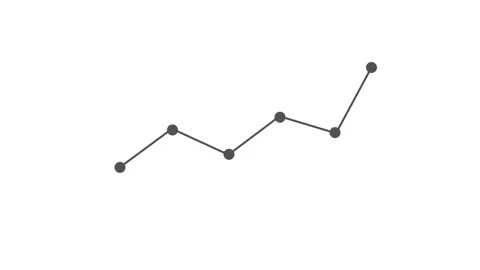Animated line graph Stock Footage 195943325