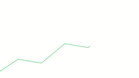 Animated Line Graph Shows Growth, Data Analysis, Positive Business Trends, .. 库存影片 329210883