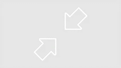 Animated linear arrow sign icon | Stock Video | Pond5